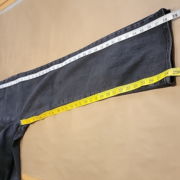 NYDJ Size M Washed Black Denim Pull On Pants - Picture 5 of 12